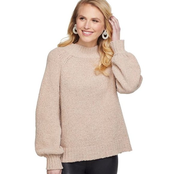 Mud Pie Sweaters - NWT Chenille Sweater in Blush🤍